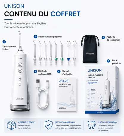 Hydro-pulseur Dentaire Unison