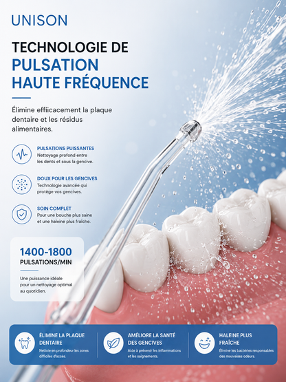Hydro-pulseur Dentaire Unison